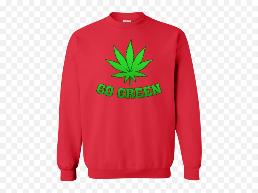 Go Green Weed T Shirt Vape Nation Marijuana Leaf 420 G180 Gildan Crewneck Pullover Sweatshirt 8 Oz - Christmas Chemistry Sweater Emoji,Pot Leaf Emoji