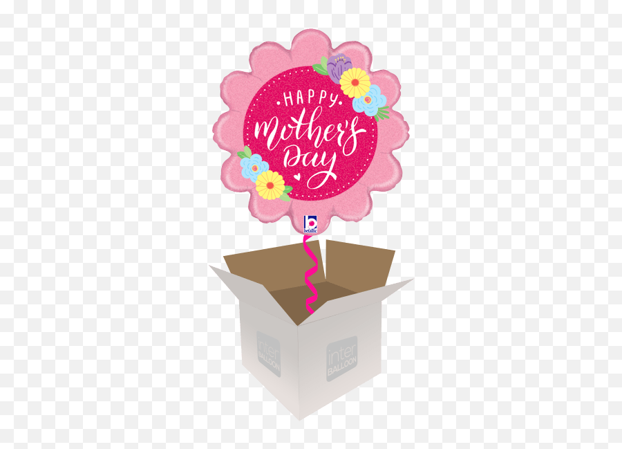 Motheru0027s Day Helium Balloons Delivered In The Uk By Interballoon - Balloon Emoji,Mother's Day Emoji