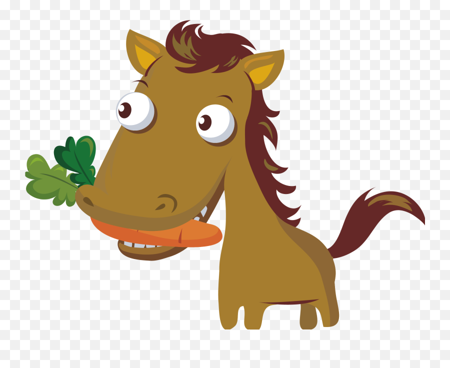 Free Horses Eating Cliparts Download Free Clip Art Free - Horse Eating Carrot Clipart Emoji,Chestnut Emoji
