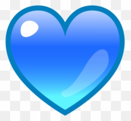 Heart Blue Emoji Blueemoji Heartemoji - Heart,Facebookemojis