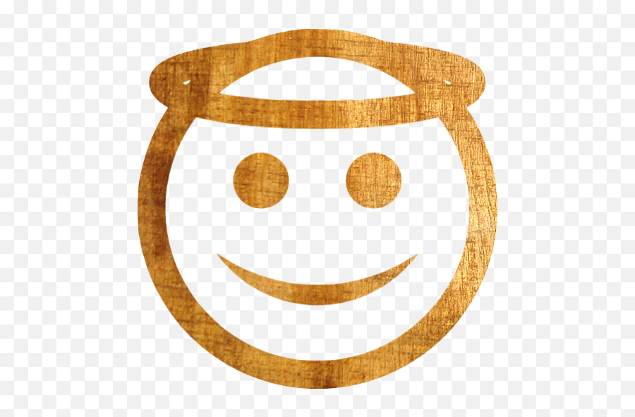 Light Wood Angel Icon - Free Light Wood Emoticon Icons Whatsapp Emoji,Happy Thanksgiving Emoticon