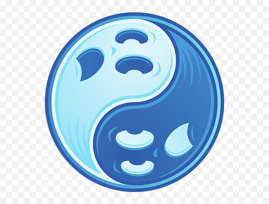 Ghost Yin Yang Tank Top - Yin Yang Fantasma Emoji,Yin Yang Emoticon
