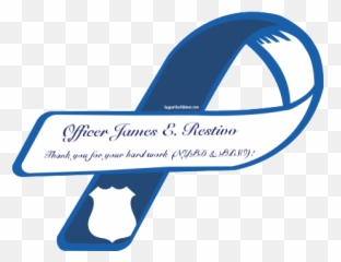 Thank You Police Officer Clipart - Cdh Awareness Ribbon Emoji