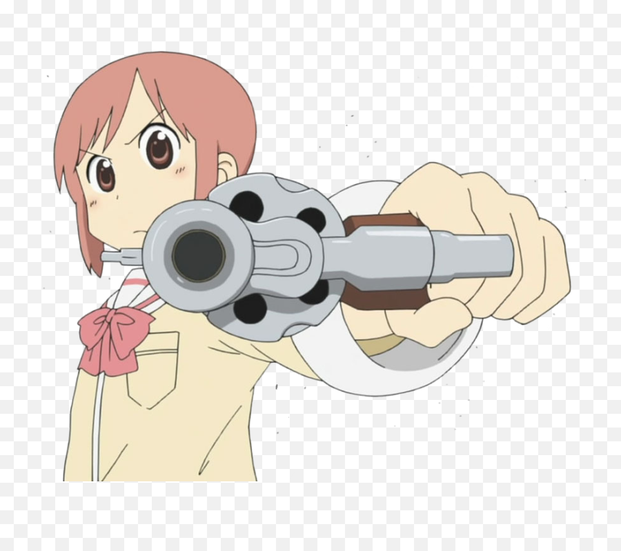 Nichijou Transparent Hq Png Image - Nichijou Png Emoji,Gunshot Emoji