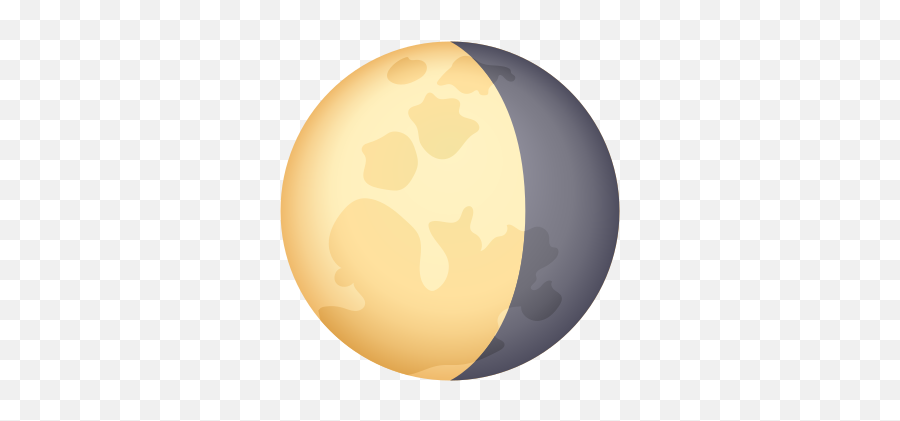 Waning Gibbous Moon Icon - Free Download Png And Vector Circle Emoji,Crescent Moon Emoji Png