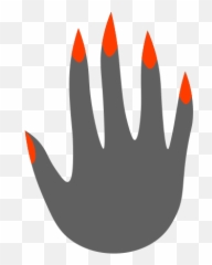 Scary Hand Icon - Free Download PNG Vector Language Emoji