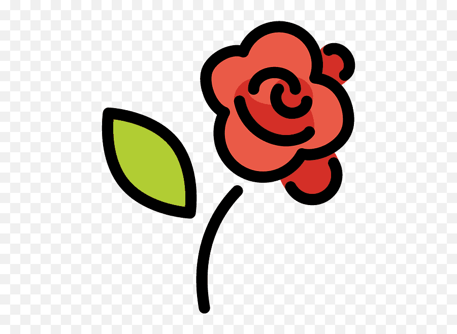 Rose Emoji Clipart - Emoticones De Rosas,Tulip Emoji