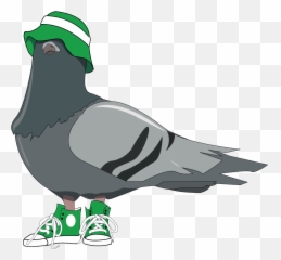 Pigeon King - Pigeon Cartoon Emoji,Pigeon Emoji