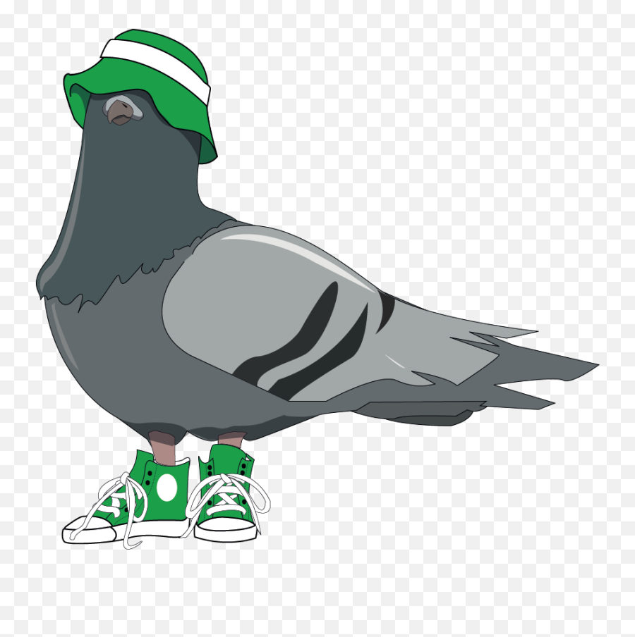 Pigeon King - Pigeon Cartoon Emoji,Pigeon Emoji