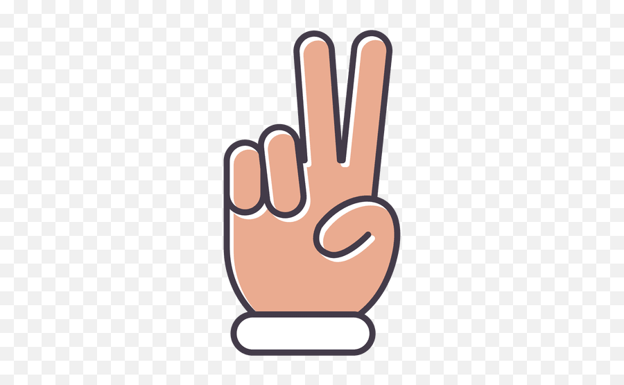 Peace Fingers Hand - Transparent Png U0026 Svg Vector File Dedos De La Paz Emoji,Peace Out Emoji