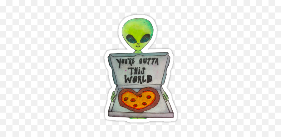 Untitled - Alien Out Of This World Emoji,Alien In A Box Emoji