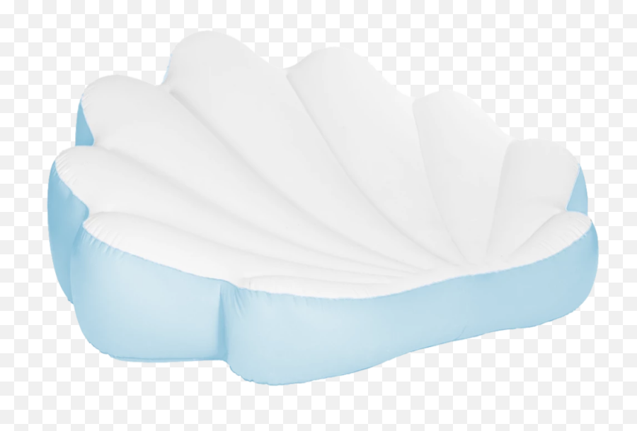 Blue Seashell In 2020 - Clam Emoji,Emoji Floaties