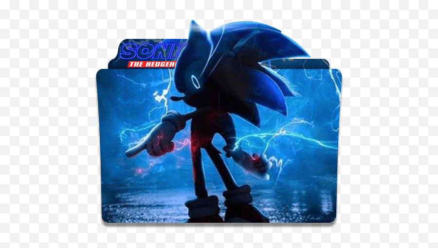 Sonic 2020 Folder Icon - Designbust Paramount Pictures Teaser Poster Emoji,Sonic The Hedgehog Emoji