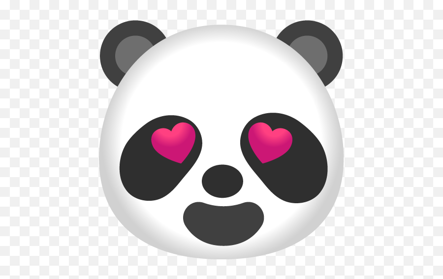 A Wild Giant Panda Was Spotted Wading - Dot Emoji,O_o Emoticon