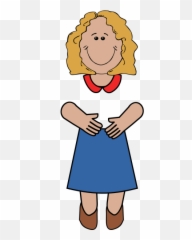 Vector Illustration Of Smiling Blonde - Free Clip Art Mom And Dad Emoji