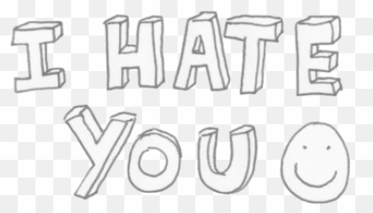Never Forget That Smiley - Hate You Transparent Emoji