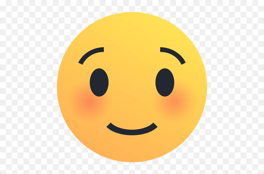 Png Blush Emoji Emoticon Reaction - Emoji Shy Png,Shy Smile Emoji