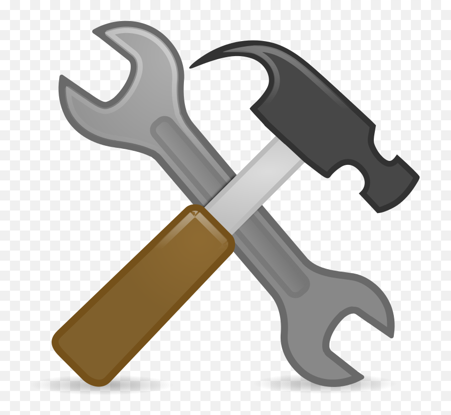 Clipart - Hammer And Tools Clipart Emoji,Wrench Emoji
