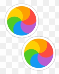 Spinning Pinwheel Stickers - Circle Emoji,Spinning Emoji