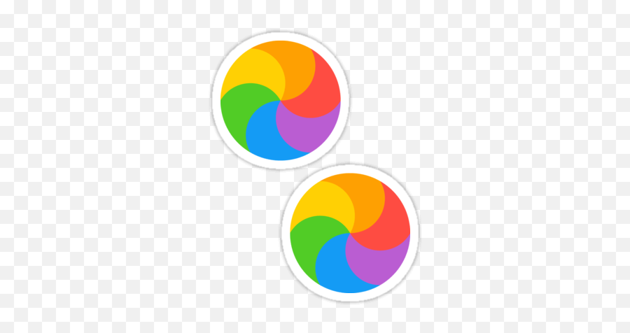 Spinning Pinwheel Stickers - Circle Emoji,Spinning Emoji