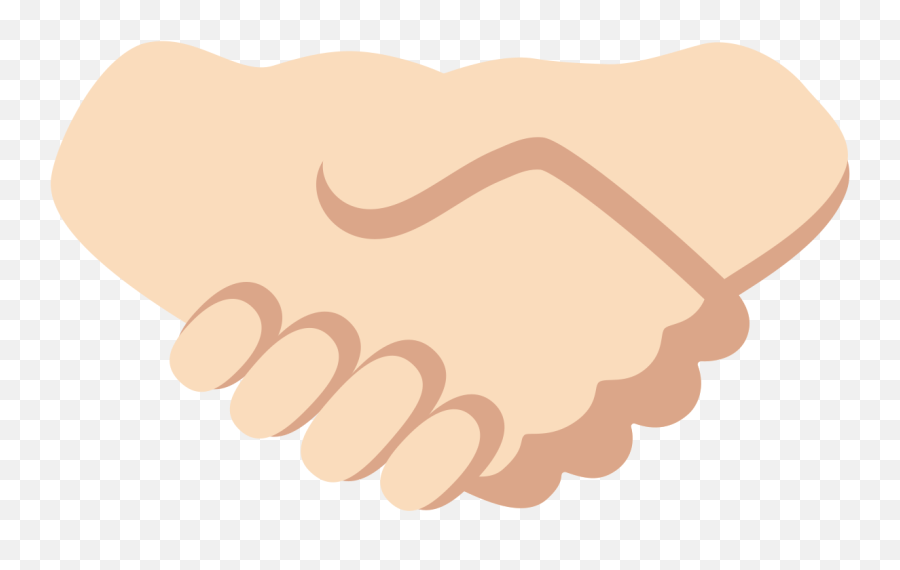 Emoji U1f91d 1f3fb - Handshake Emoji Transparent Png,Hand Emojis Png