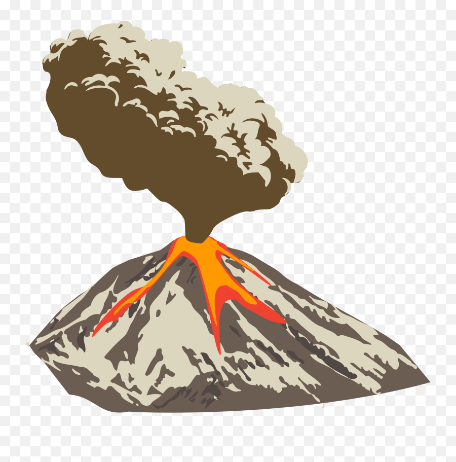 Volcano Png Clipart Png Mart With Volcano Clipart - Volcano Clipart Png Emoji,Volcano Emoji