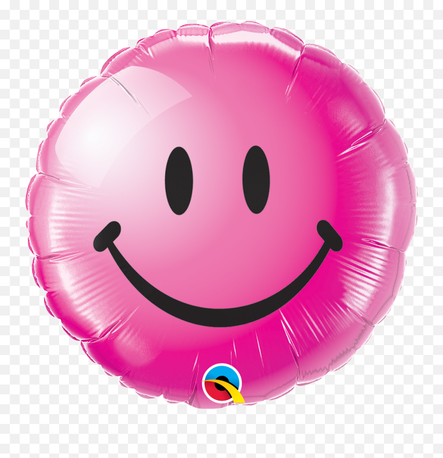 Emoji Smiley Face Wildberry 18 Inch Foil Balloon - Smile Emoji Pic Single,Balloon Emoji