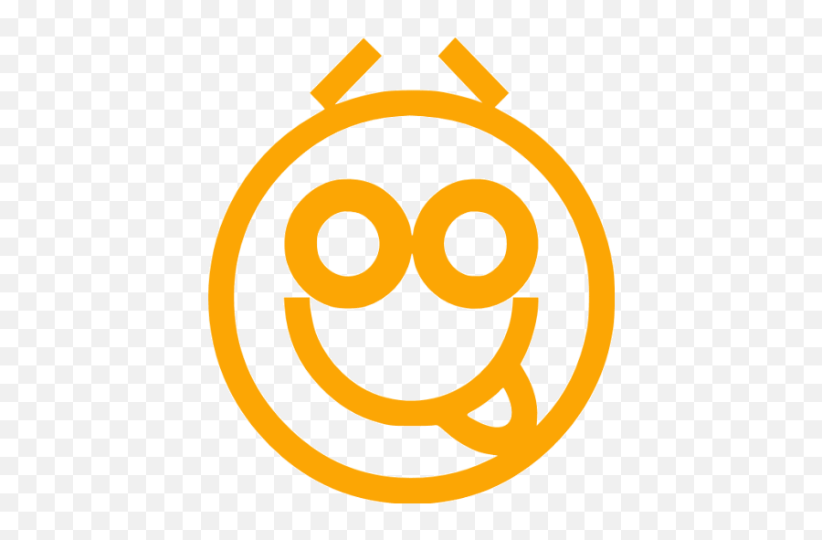 Orange Emoticon 20 Icon - Circle Emoji,20 Emoticon