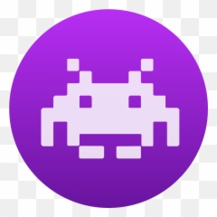Antu Preferences - Space Invader Sprite Gif Emoji,Purple Emoticon