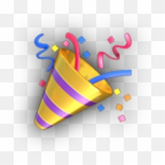 Celebrate Party Emoji Iphoneemoji Yeet - Popper Png