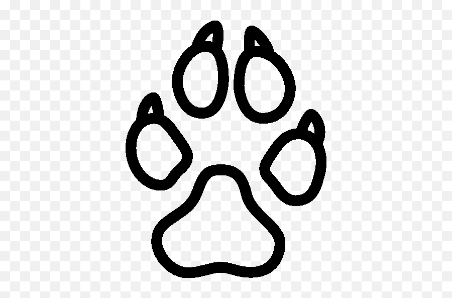 Animals Dog Footprint Icon - Png Emoji,Footprint Emoji