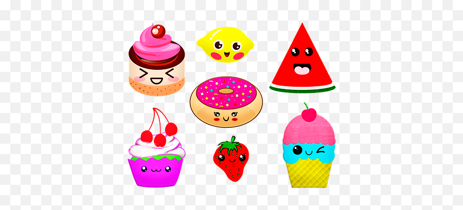 200 Free Kawaii U0026 Cute Illustrations - Pixabay Food Emoji,Ice Cream Sun Emoji
