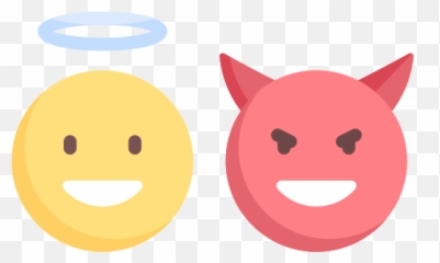 Angel - Free miscellaneous icons Emoji Bueno Y Malo