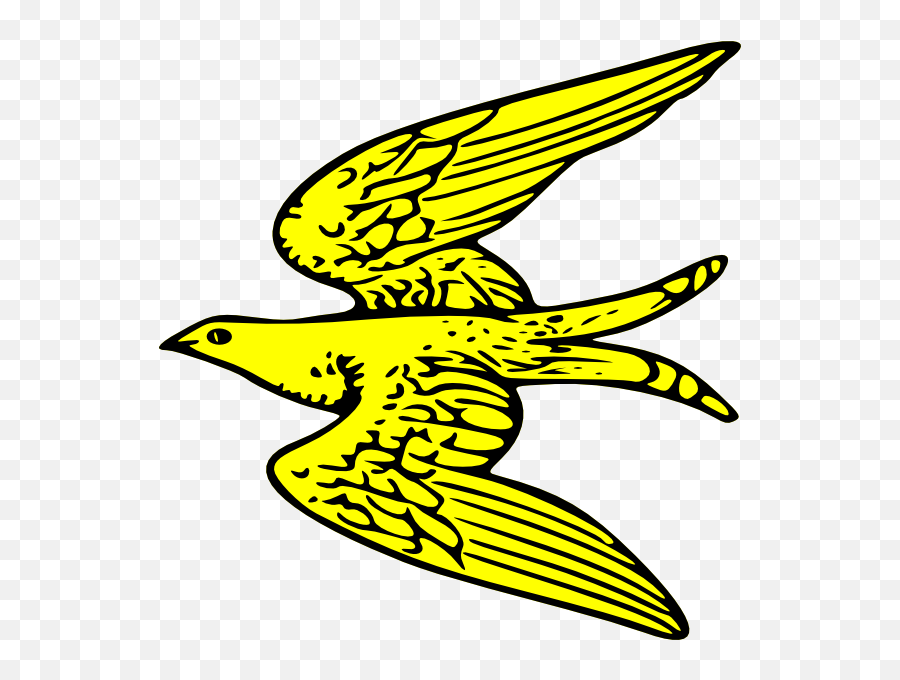 Bird Flying Clipart Hd Png Download - Yellow Bird Flying Clipart Emoji,Flip Bird Emoji