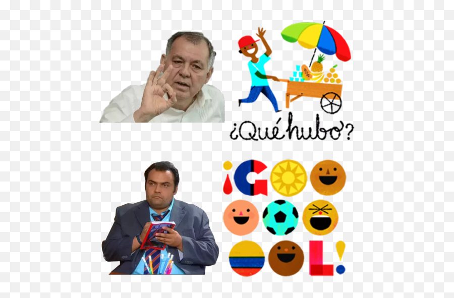 2020 Stickers Colombianos Para Whatsapp Android App - Ball Emoji,Android Emoji Stickers