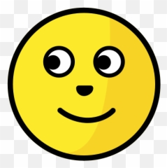 Full Moon Face Emoji - Happy