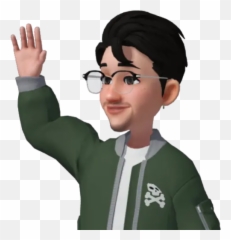 Ar Emoji Stickers For Whatsapp - Waving Goodbye