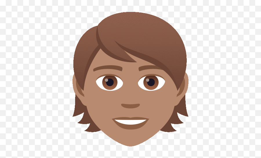 Brown Hair Joypixels Gif - Emoji,Hair Flip Emoji