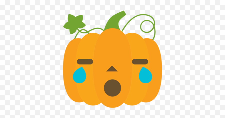Free Emoji Pumpkin Cry Png With - Emoji Pumpkins,Cry Emoji Png