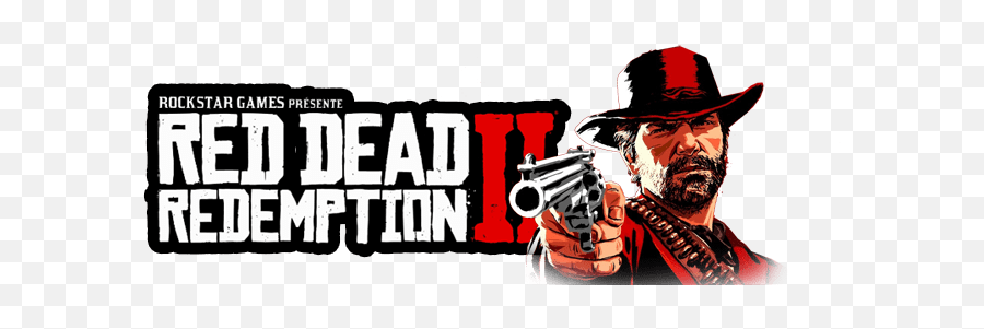 Download Logo Red Dead Redemption Ii Avec Arthur Morgan - Red Dead Redemption 2 Image Png Emoji,Dead Emoji Png