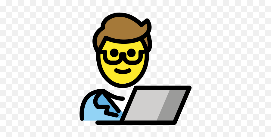 Man Technologist Emoji - Emojis De Programador,It Emoji