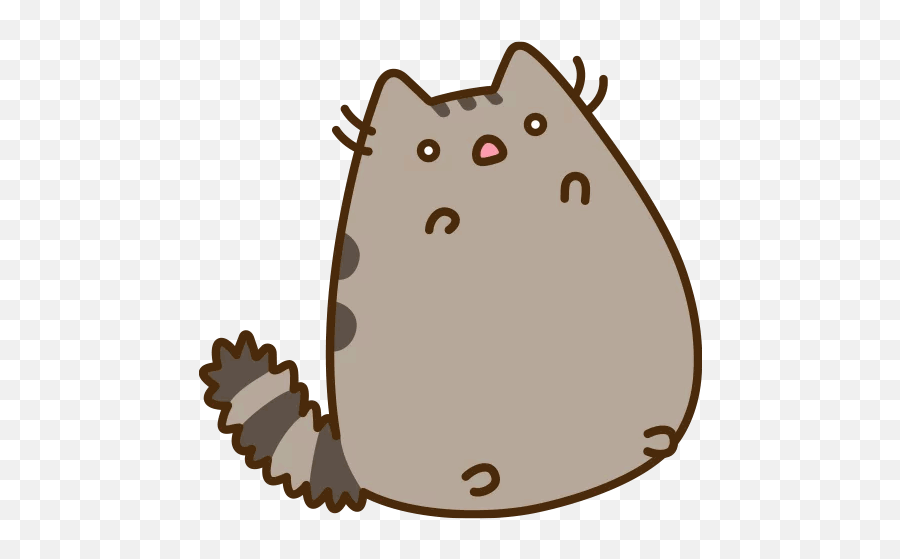 Fright Pusheen Cat Kitty Cute Tumblr - Pusheen Cat Png Emoji,Pusheen The Cat Emoji