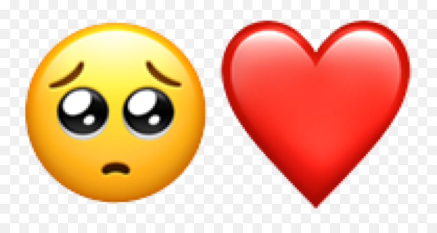 Love Inlove Emoji Red Yellow Cry Sticker By - Blushing Shy Emoji,Red Heart Emoticon