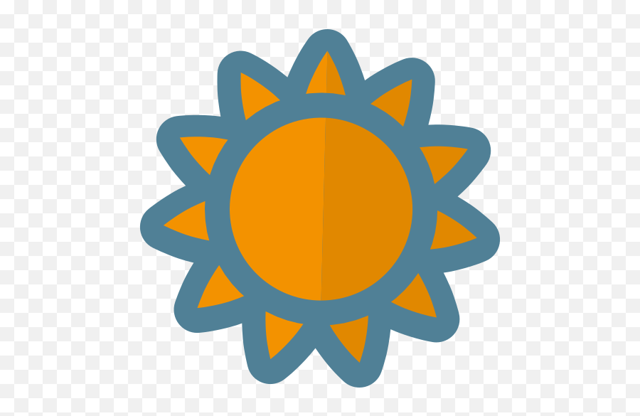 Summer Sun Clipart Free Svg File - Dot Emoji,Sun Fire Emoji