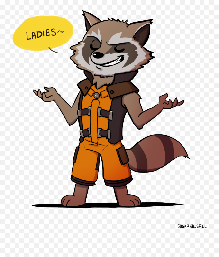 Download Rocket Raccoon Clipart Hq Png Image - Easy Rocket Racoon Drawing Emoji,Raccoon Emoji