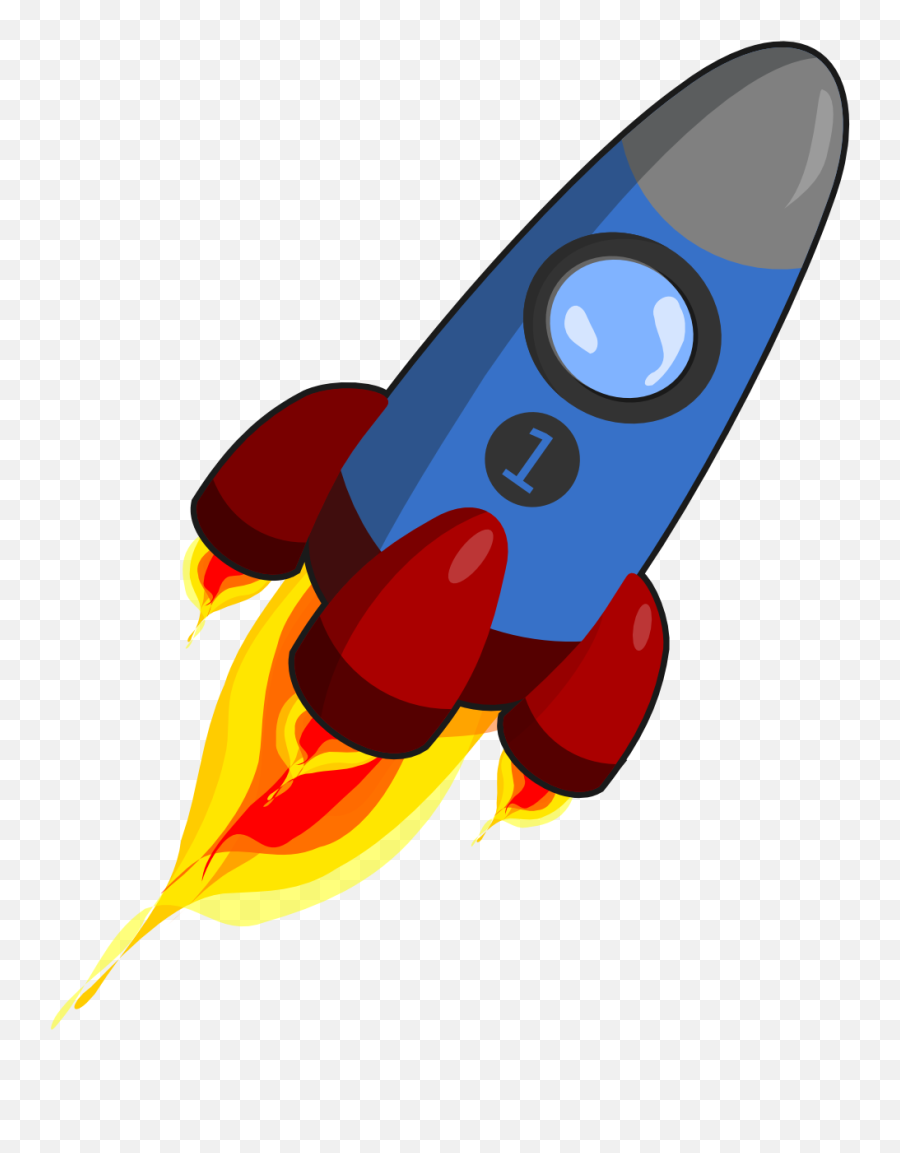 Rocket Clipart 3 - Cartoon Rocket Ship Png Emoji,Emoji Rocket