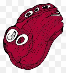 Vector Graphics Of Raw T - O Bone Roast Emoji,Roast Hand Emoji