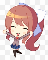 Ddlc - Monika Doki Doki Cutie Emoji,Headpat Emoji