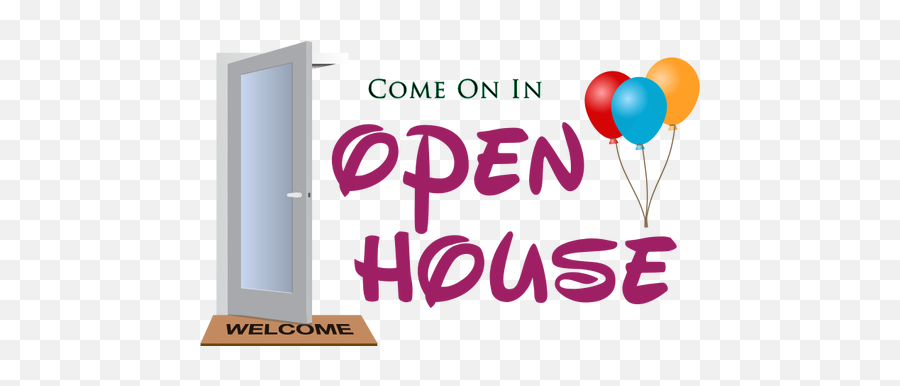 Open House - Clipart Open House Emoji,Open Lock Emoji