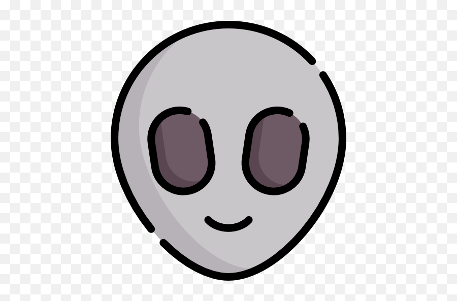Alien - Clip Art Emoji,Purple Alien Emoji